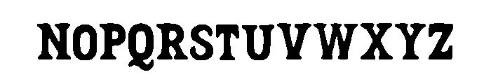 Letter_Mark Font LOWERCASE