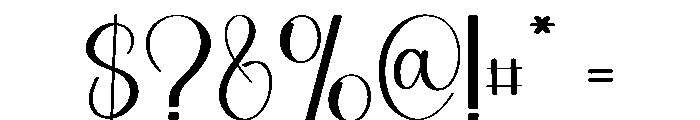 Letter Packing Font OTHER CHARS
