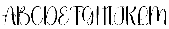 Letter Packing Font UPPERCASE
