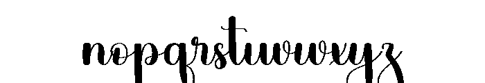 Letter Packing Font LOWERCASE