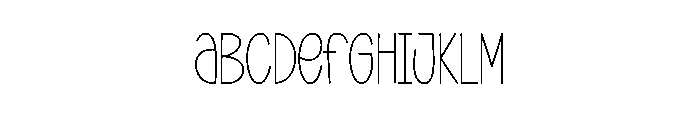 Letter Planner Font UPPERCASE