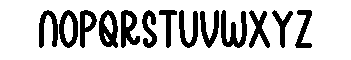 Letter Saint Regular Font LOWERCASE