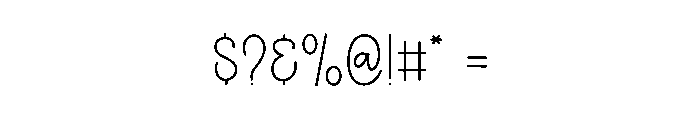 Letter Selection Font OTHER CHARS