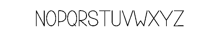 Letter Selection Font UPPERCASE