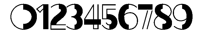Letter Shaped Lines Regular Font OTHER CHARS