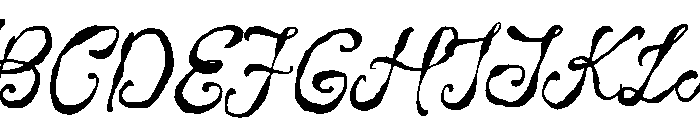 Letter of Berlin Font UPPERCASE