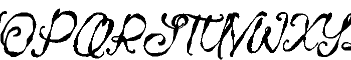 Letter of Berlin Font UPPERCASE