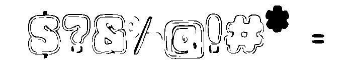 LetterJacket Font OTHER CHARS