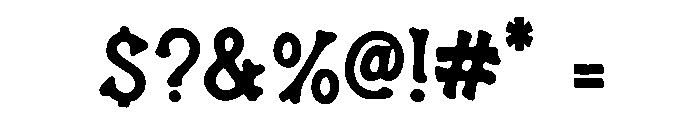 LetteraX Font OTHER CHARS