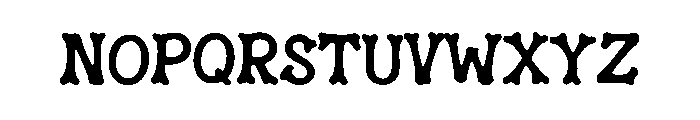 LetteraX Font LOWERCASE