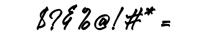 Lettering Editorial Regular Font OTHER CHARS