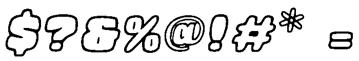 Letters Font OTHER CHARS