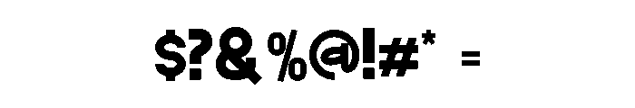 Letting Take Bold Font OTHER CHARS