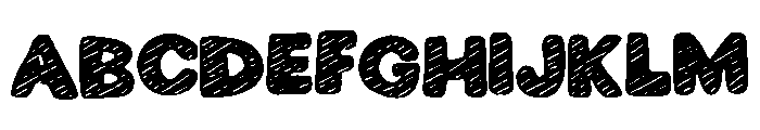 Lettuce Chalk Font UPPERCASE