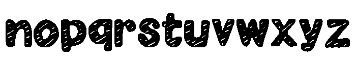 Lettuce Chalk Font LOWERCASE