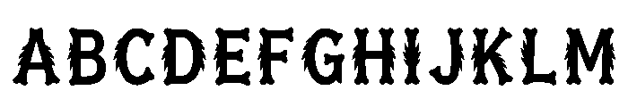 Lettuce Regular Font UPPERCASE