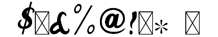 Levenia Bold Font OTHER CHARS