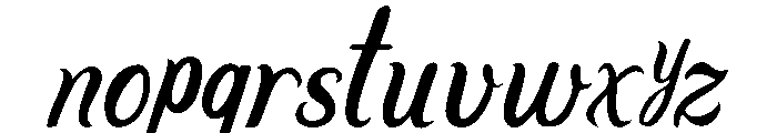 Levenia Bold Font LOWERCASE