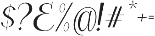 LE Baffec Extra Bold Italic otf (700) Font OTHER CHARS