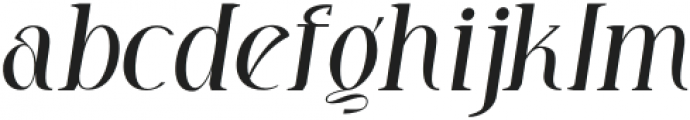 LE Baffec Extra Bold Italic otf (700) Font LOWERCASE