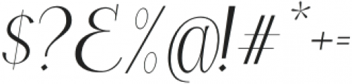 LE Baffec Semi Bold Italic otf (600) Font OTHER CHARS