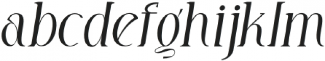LE Baffec Semi Bold Italic otf (600) Font LOWERCASE