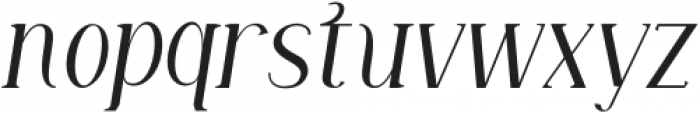 LE Baffec Semi Bold Italic otf (600) Font LOWERCASE