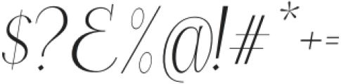 LEBaffec-Italic otf (400) Font OTHER CHARS