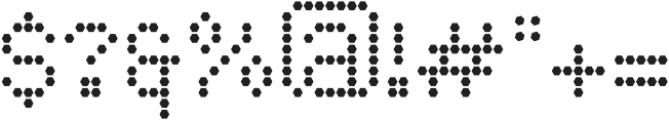 LED pixel H_Slab Serif otf (400) Font OTHER CHARS
