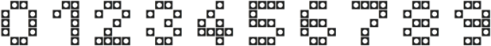 LED pixel SC_Small Caps otf (400) Font OTHER CHARS