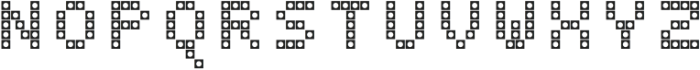 LED pixel SC_Small Caps otf (400) Font UPPERCASE