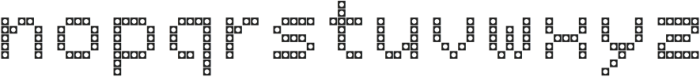 LED pixel SC_Small Caps otf (400) Font LOWERCASE