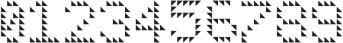 LED pixel SH1_Unicase otf (400) Font OTHER CHARS