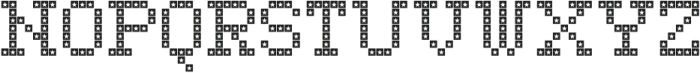 LED pixel SSt_Slab Serif otf (400) Font UPPERCASE