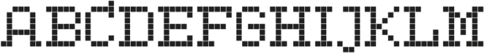 LED pixel S_Slab Serif otf (400) Font UPPERCASE