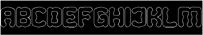 LEGENDARY HERO-Hollow-Inverse otf (400) Font UPPERCASE