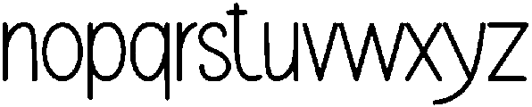 LEMON MINT Regular otf (400) Font LOWERCASE