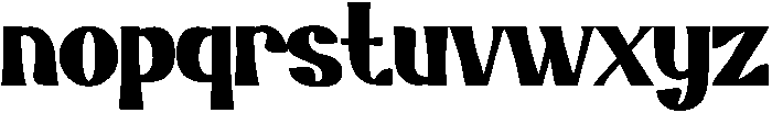 LEONARD Regular otf (400) Font LOWERCASE
