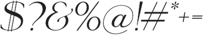 Le Grand Italic Regular otf (400) Font OTHER CHARS