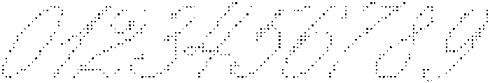 Le Studio Nocturne Cross Stitch otf (400) Font OTHER CHARS