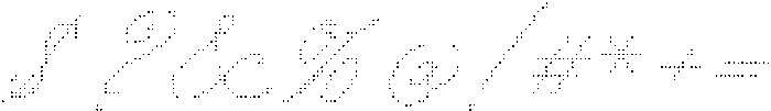 Le Studio Nocturne Cross Stitch otf (400) Font OTHER CHARS