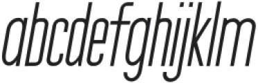 LeBlanc Light Italic otf (300) Font LOWERCASE