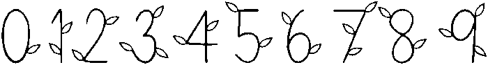 Leaf Regular otf (400) Font OTHER CHARS