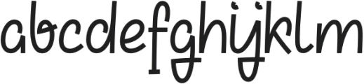 Leafmist Bold otf (700) Font LOWERCASE