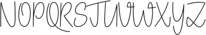 Leafmist thin otf (100) Font UPPERCASE