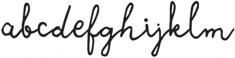 Leah Gaviota Script otf (400) Font LOWERCASE