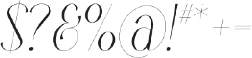 Leal Italic otf (400) Font OTHER CHARS