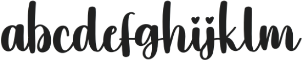 Leather Regular otf (400) Font LOWERCASE