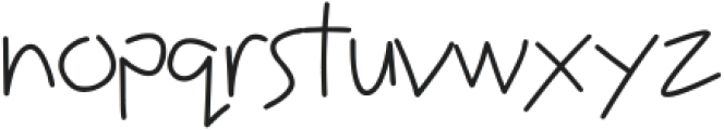 Leaving Notes otf (400) Font LOWERCASE