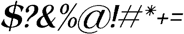 Lebronne Italic otf (400) Font OTHER CHARS
